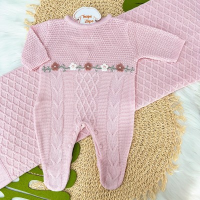  Saída de Maternidade Flora - Rosa